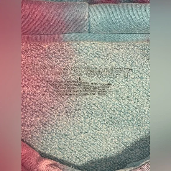 Taylor Swift Meet Me In The After Glow Tie Dye Hoodie Large - Picture 4 of 9